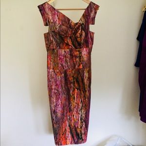 Black halo dress size 4